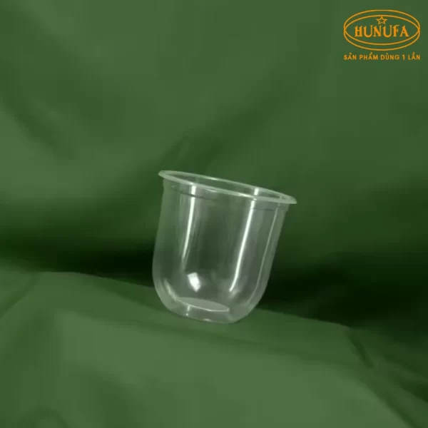 Cốc nhựa đựng tàu hũ PP trơn - 200ml kèm nắp giá rẻ