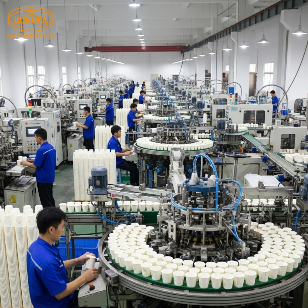 Quy trình và công nghệ làm ly giấy chuyên nghiệp nhất