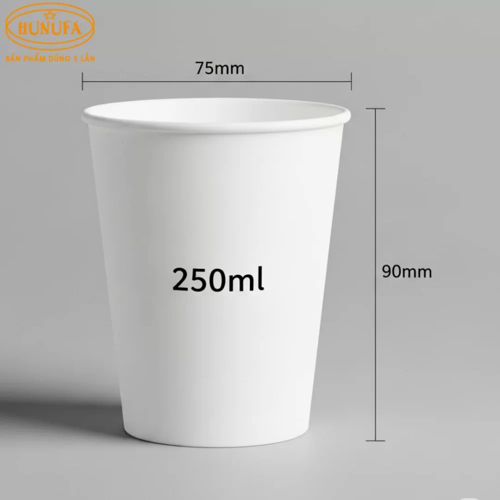 Ly giấy 250ml / Cốc giấy 250ml