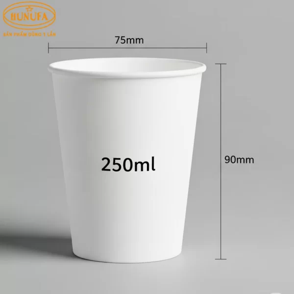 Ly giấy 250ml / Cốc giấy 250ml