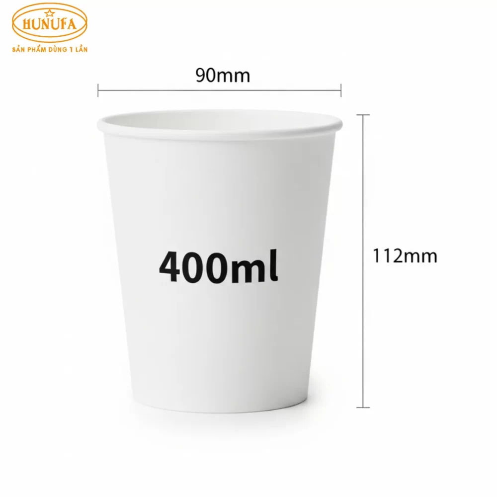 Ly giấy 400ml / Cốc giấy 400ml