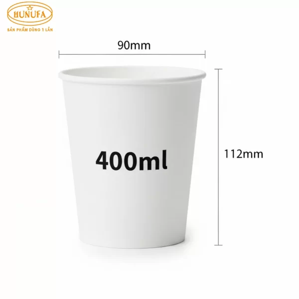 Ly giấy 400ml / Cốc giấy 400ml