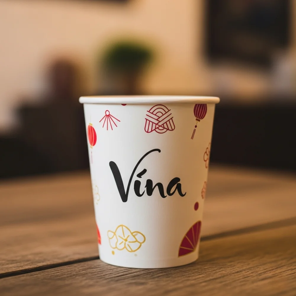 Mẫu ly giấy Vina hot nhất hiện nay, được nhiều quán cà phê lựa chọn