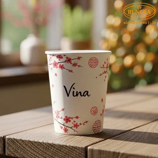 Mẫu ly giấy Vina hot nhất hiện nay, được nhiều quán cà phê lựa chọn