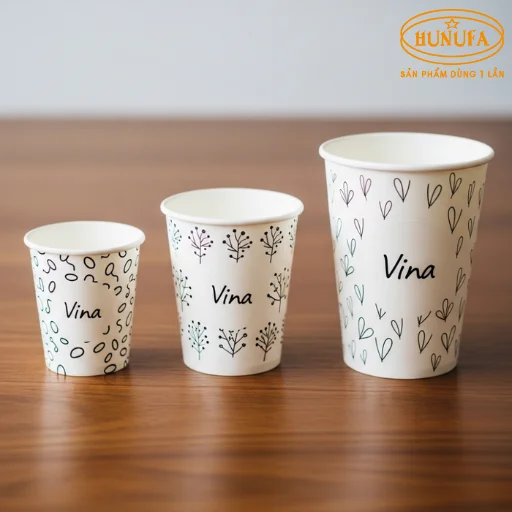 Mẫu ly giấy Vina hot nhất hiện nay, được nhiều quán cà phê lựa chọn