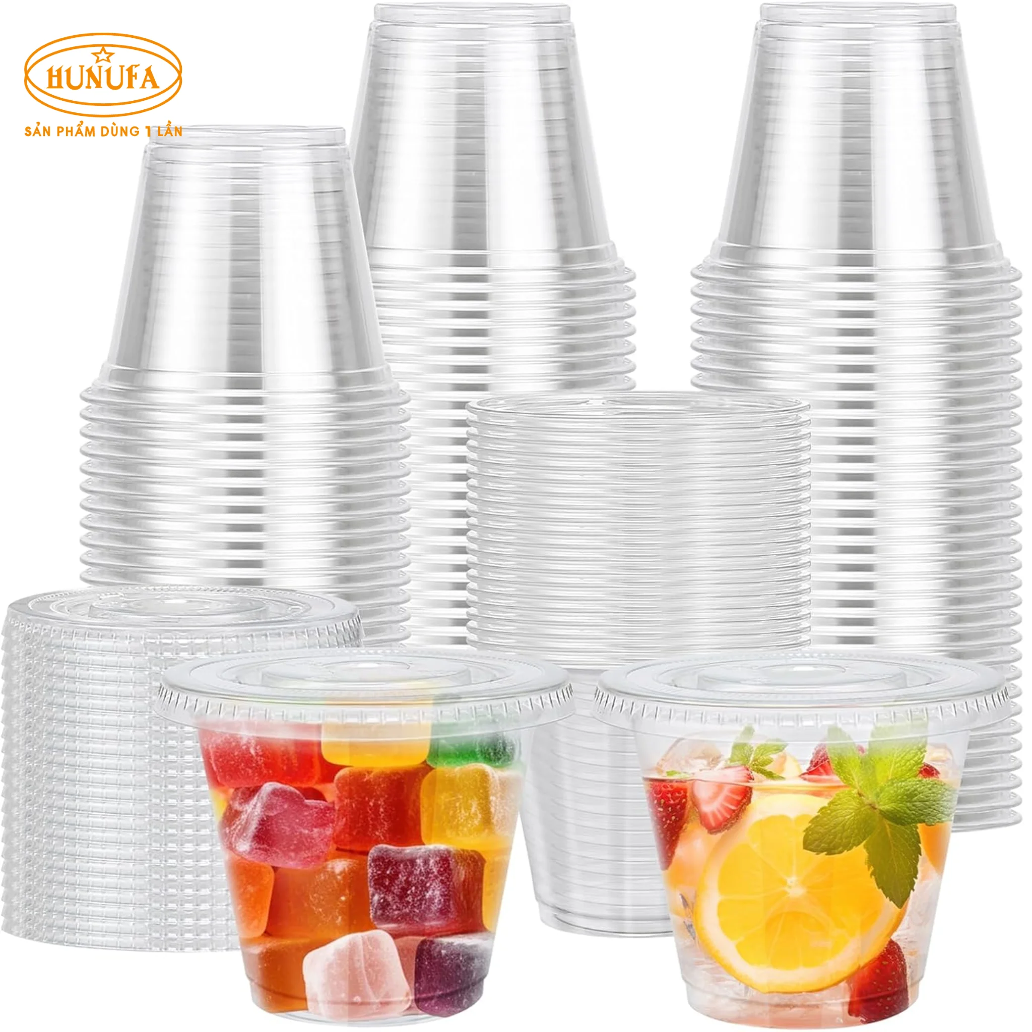Ly nhựa 250ml nhỏ có nắp