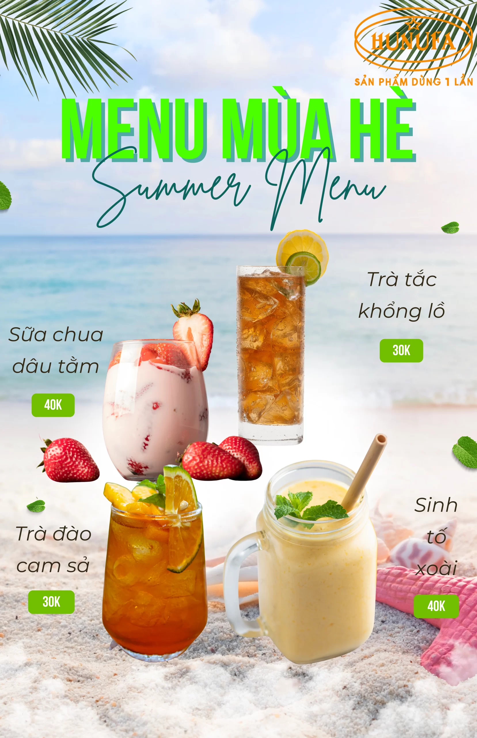 Cách làm các loại đồ uống mùa hè để kinh doanh