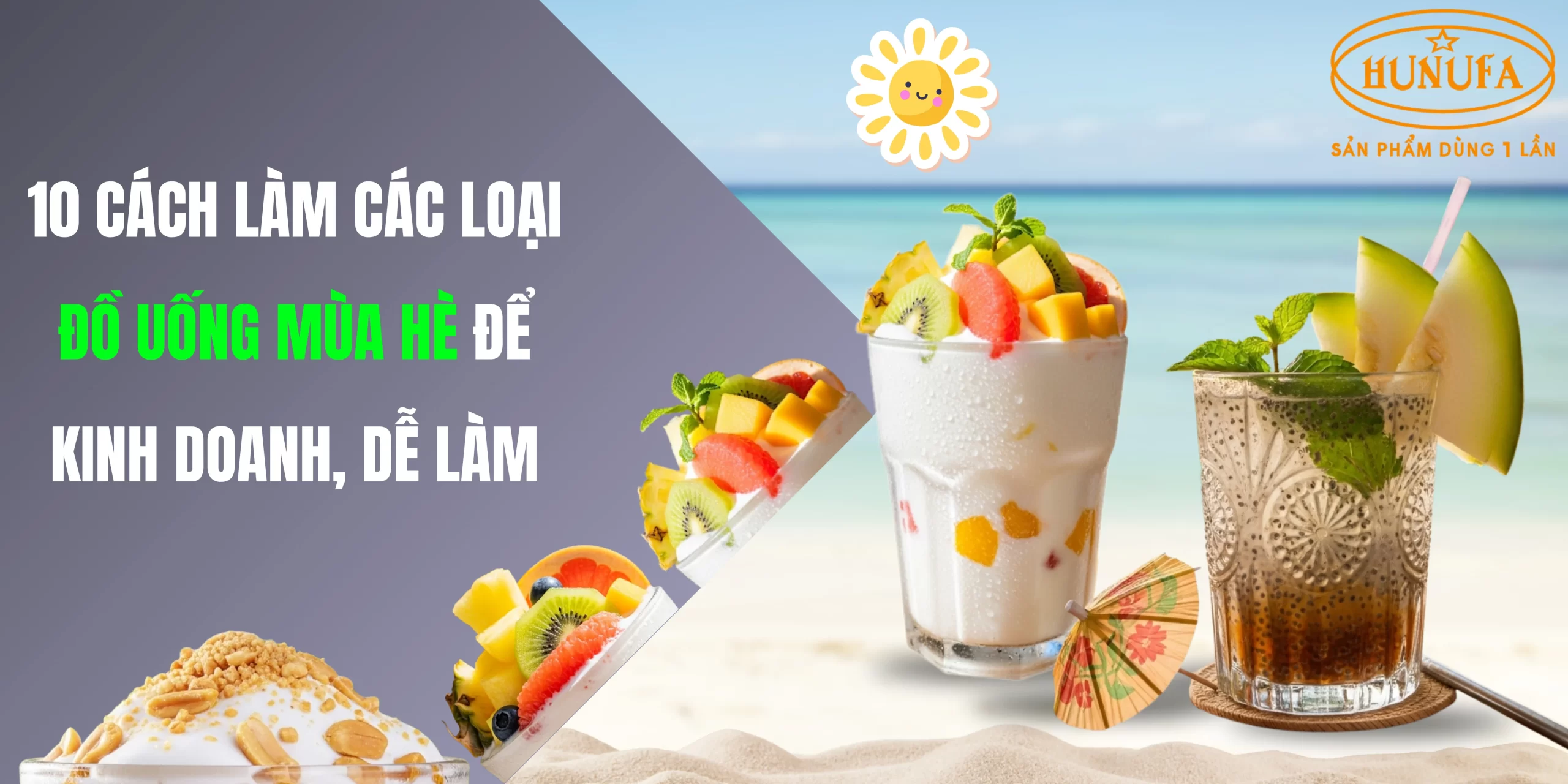 Cách làm các loại đồ uống mùa hè để kinh doanh