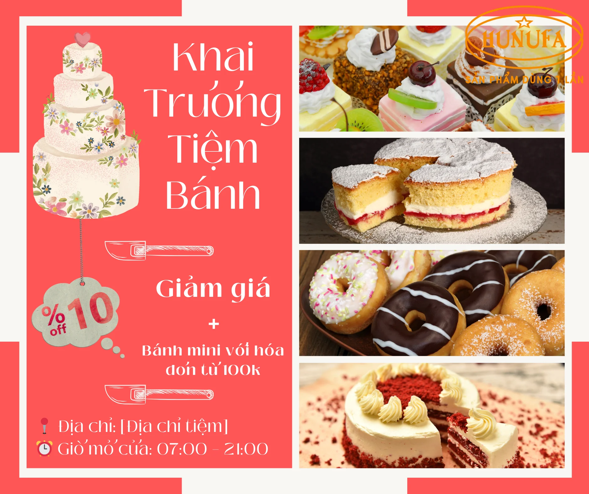 Bài viết khai trương cửa hàng trên Facebook