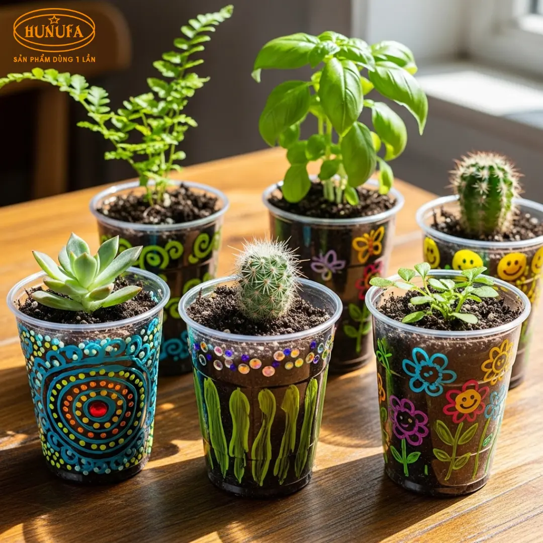 Cách làm chậu hoa bằng ly nhựa đơn giản tại nhà, từ khâu chuẩn bị nguyên liệu, trang trí đến trồng cây, tạo nên những chậu hoa nhỏ xinh, tiết kiệm và sáng tạo.