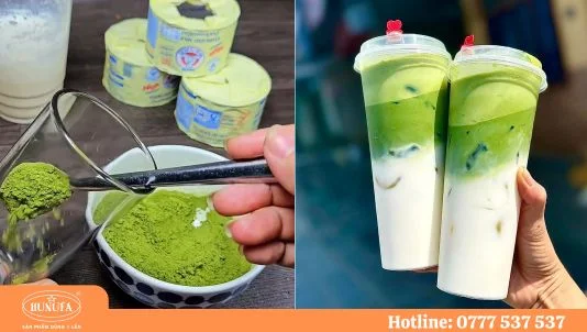 Công thức làm matcha sữa gấu ngon, béo - Tự pha tại nhà hoặc kinh doanh