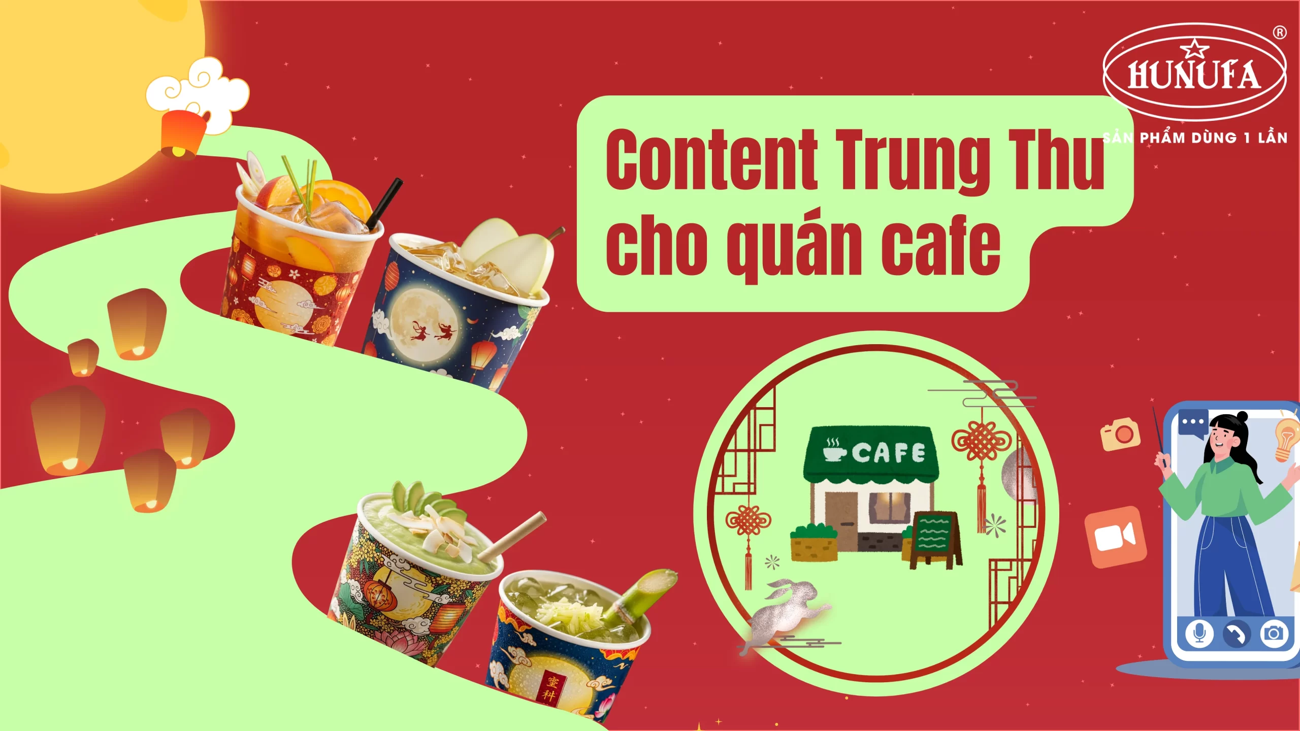 Content Trung Thu cho quán cafe