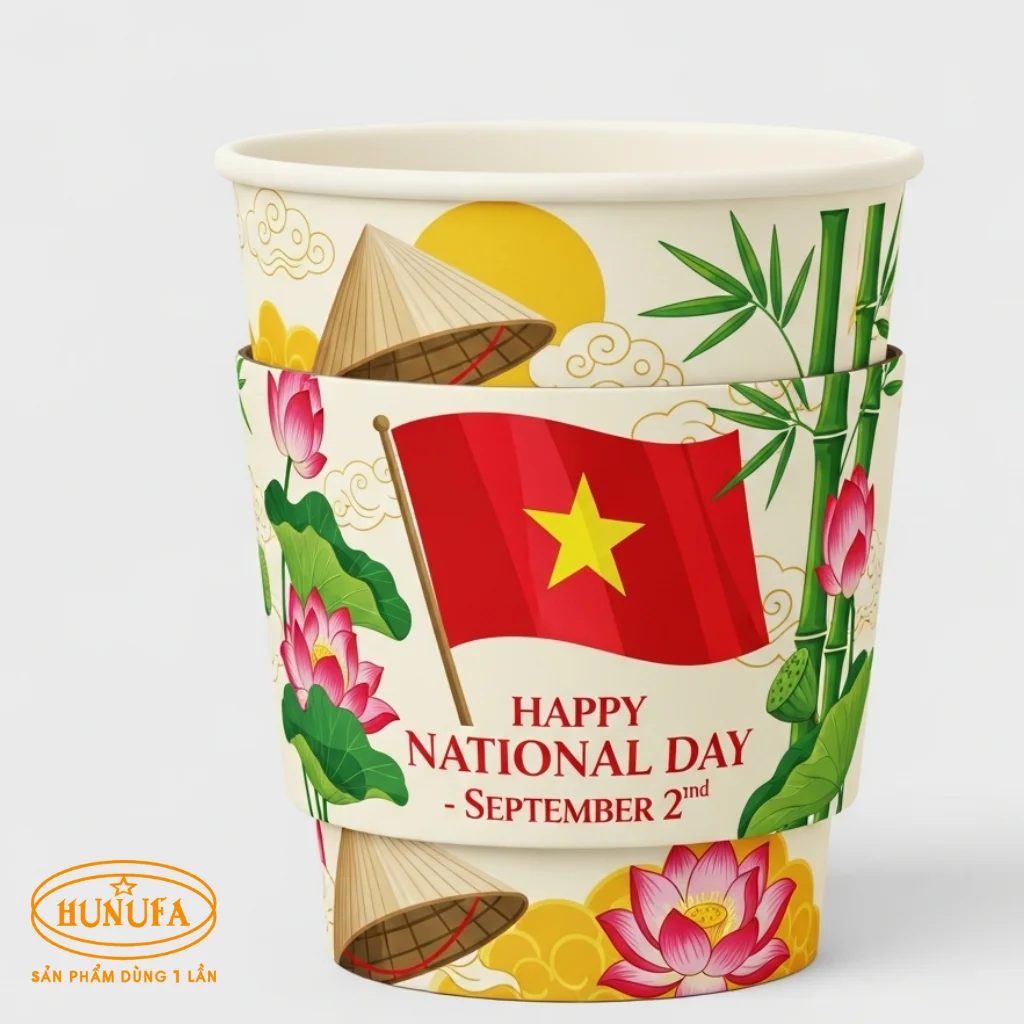 Tổng hợp 30+ mẫu cover ly 2/9 đẹp cho dịp đại lễ Quốc Khánh
