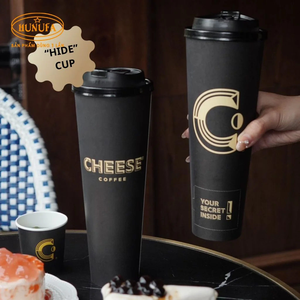 ly hide cup của cheese coffee