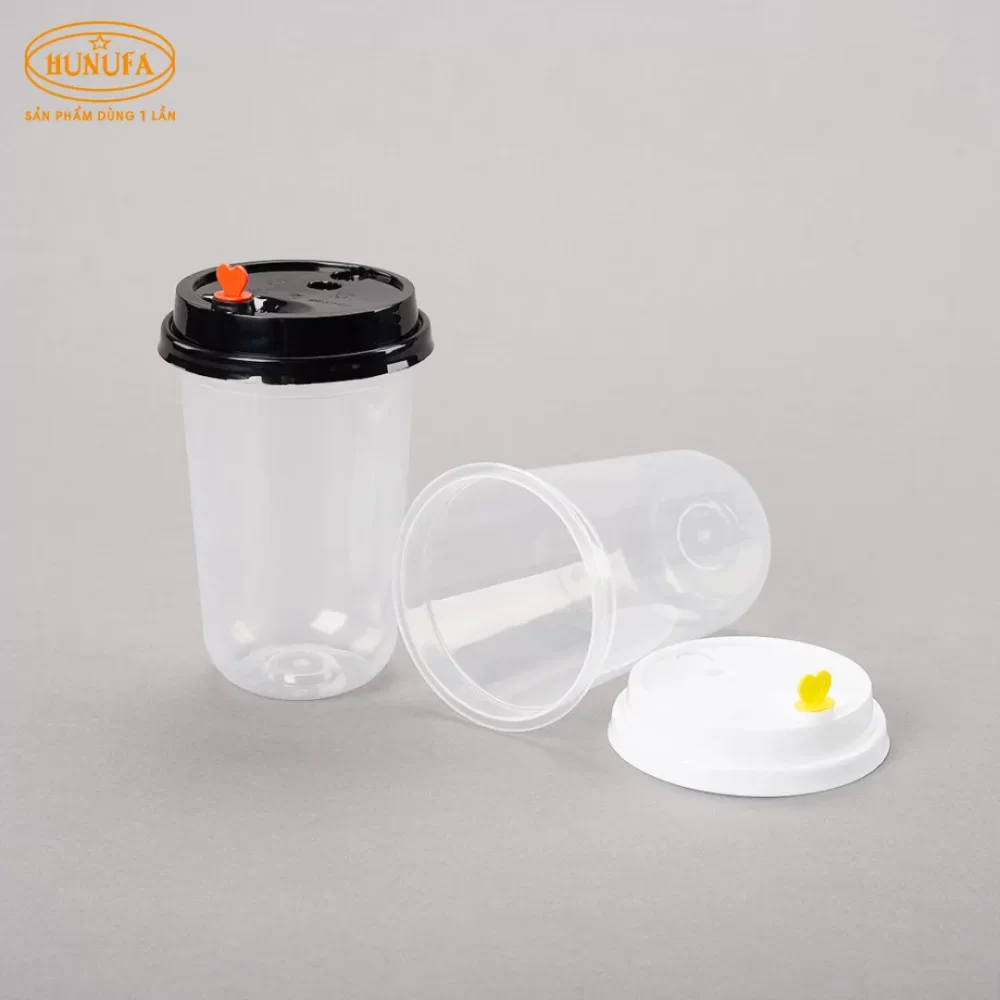 Ly nhựa đáy bầu (Chữ U) nắp tim
