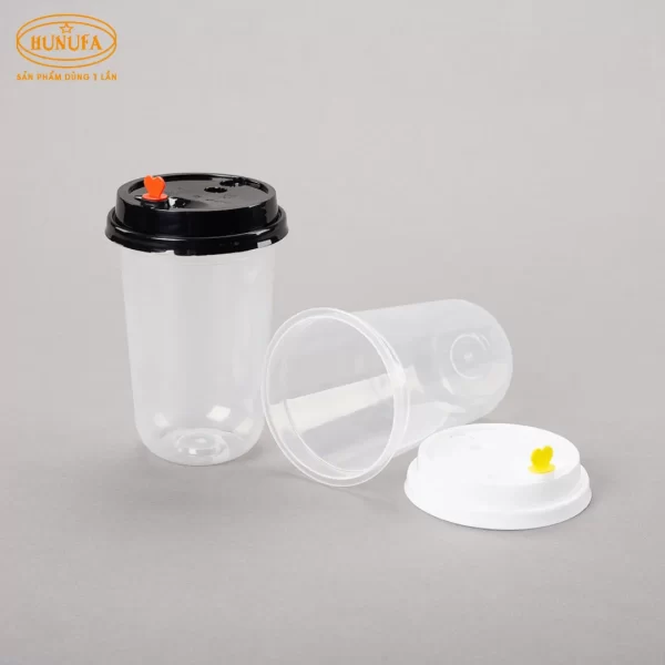 Ly nhựa đáy bầu (Chữ U) nắp tim