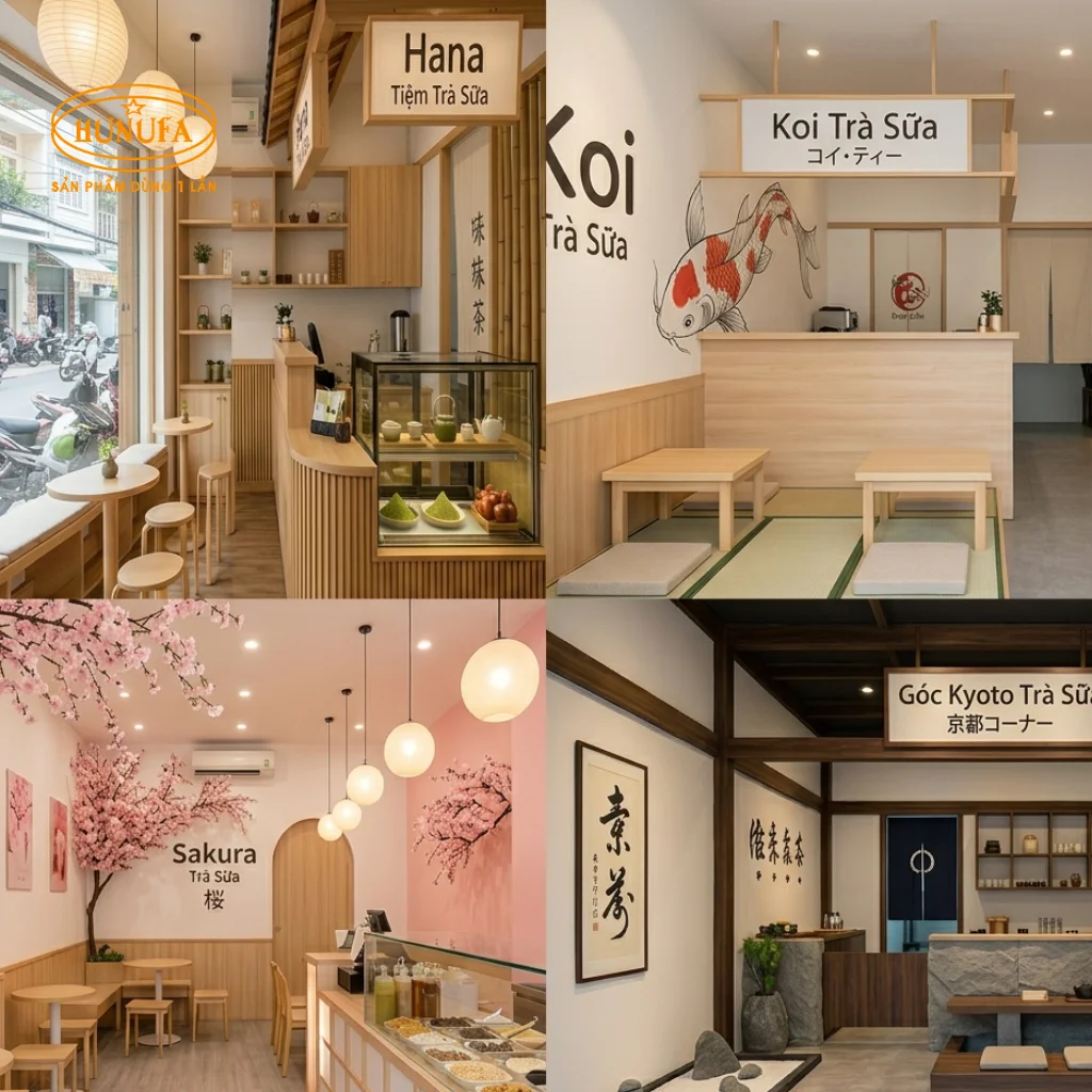 50+ mẫu quán trà sữa nhỏ đẹp, đơn giản, tối ưu không gian