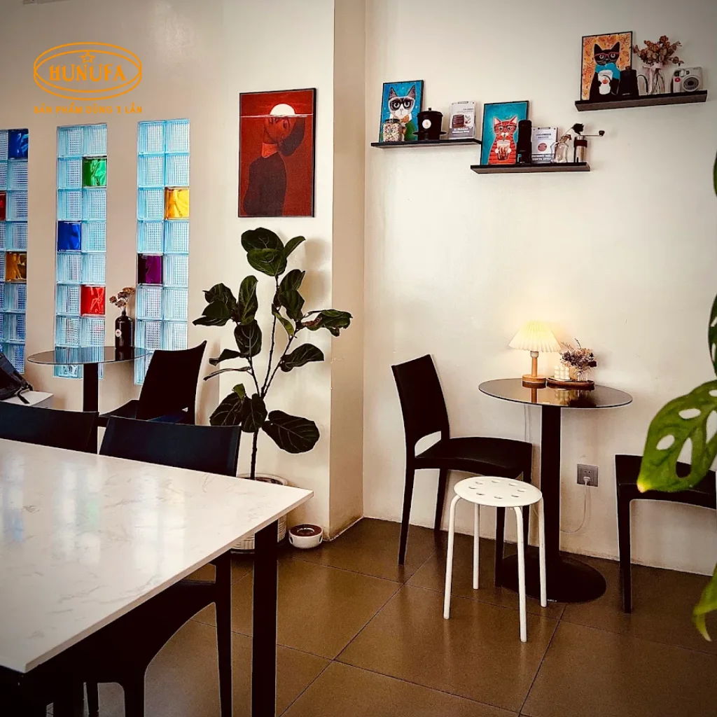 Mẫu thiết kế quán trà sữa nhỏ đẹp