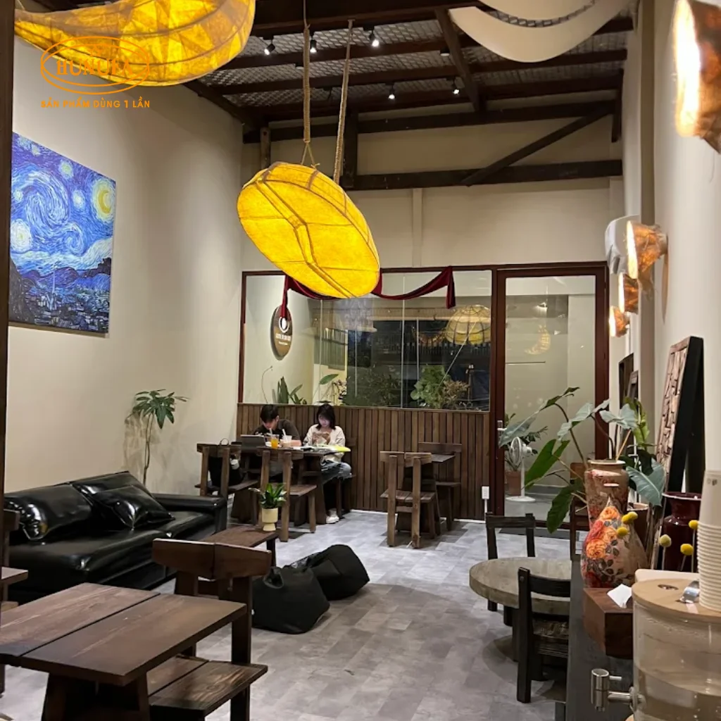 Mẫu thiết kế quán trà sữa nhỏ đẹp