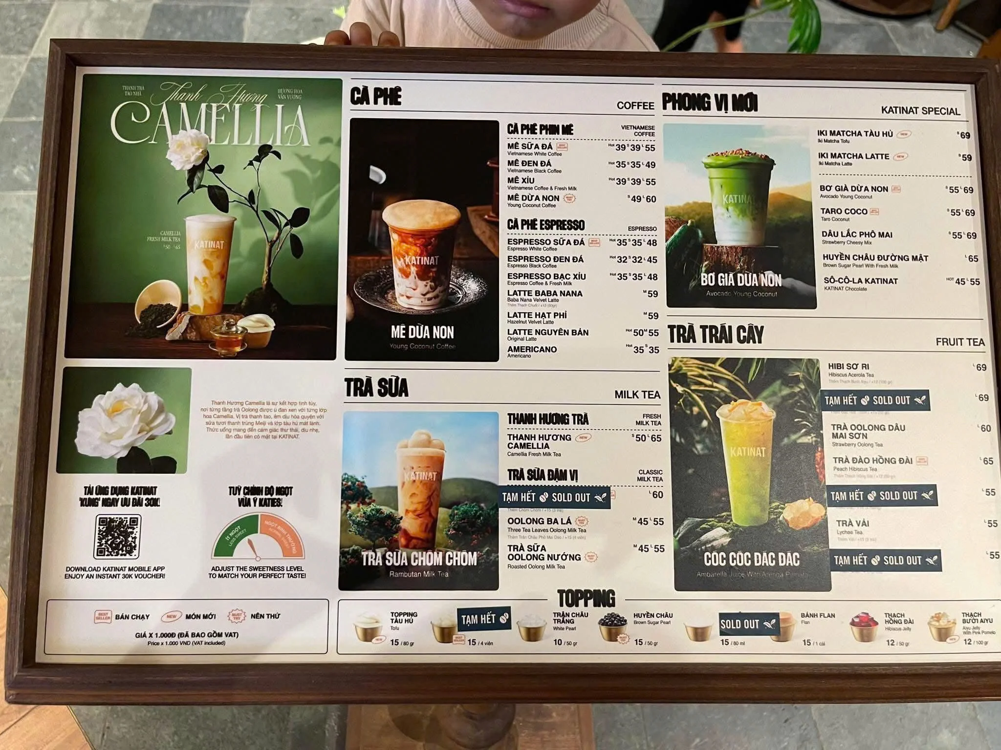 Menu Katinat mới nhất 2025: Review món best seller hot nhất hiện nay