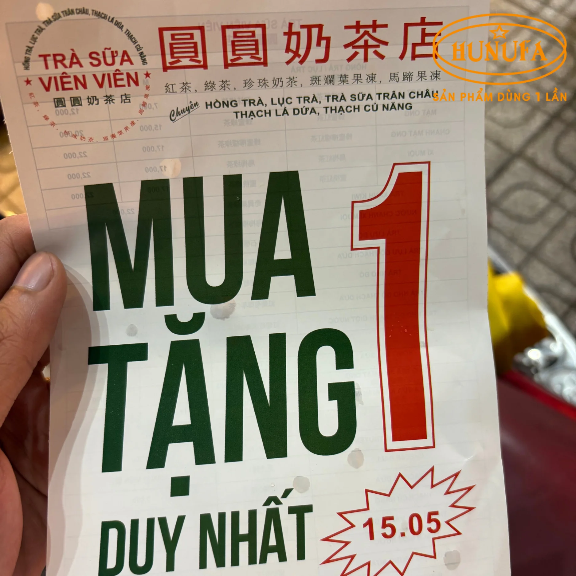 Menu Trà Sữa Viên Viên