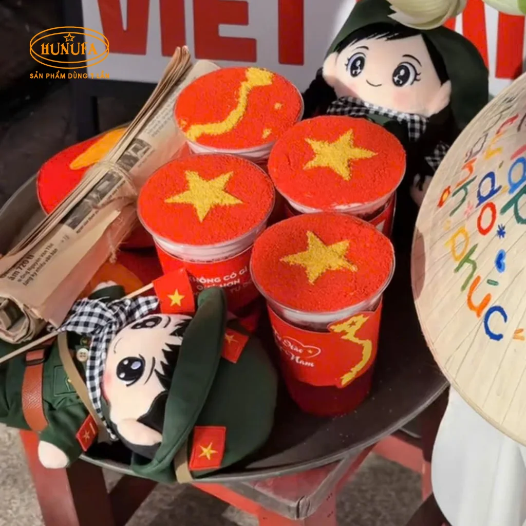 Quán cafe check-in trang trí đẹp dịp lễ Quốc Khánh 2/9