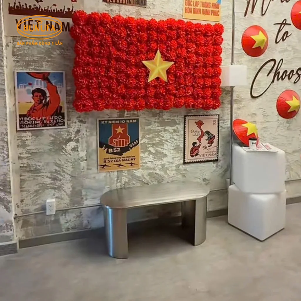 Quán cafe check-in trang trí đẹp dịp lễ Quốc Khánh 2/9