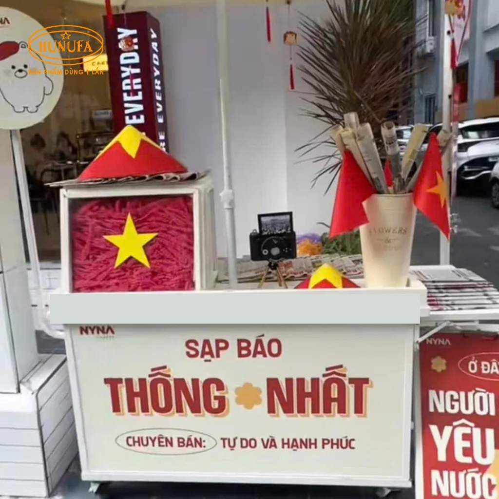 Quán cafe check-in trang trí đẹp dịp lễ Quốc Khánh 2/9