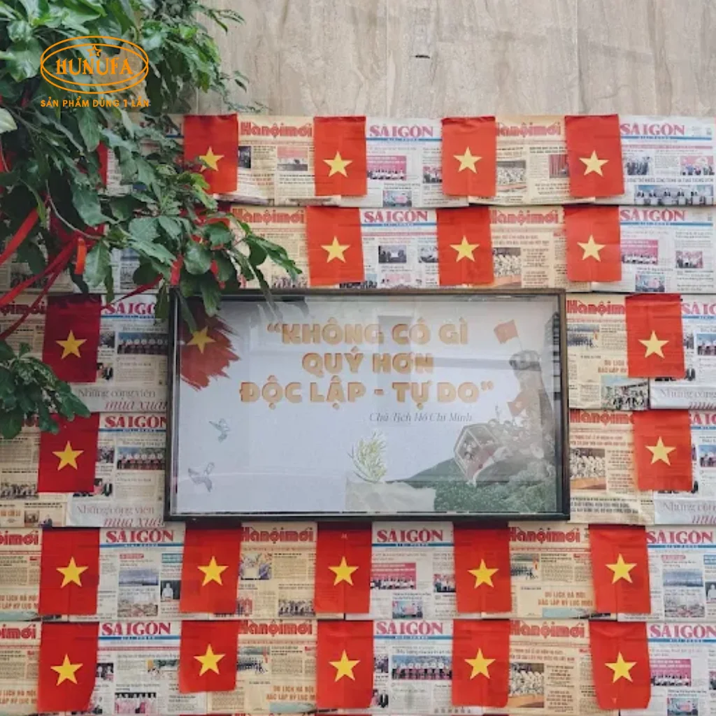 Quán cafe check-in trang trí đẹp dịp lễ Quốc Khánh 2/9