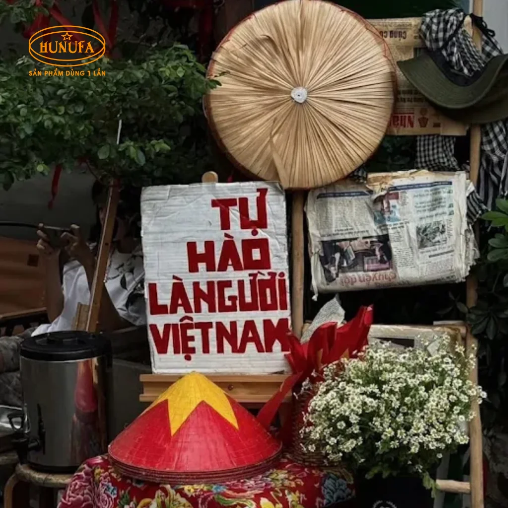 Quán cafe check-in trang trí đẹp dịp lễ Quốc Khánh 2/9
