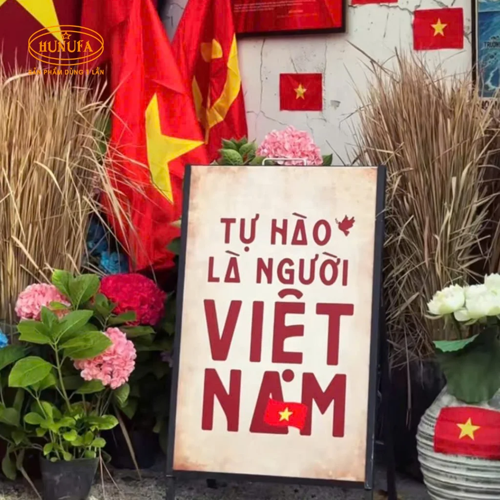 Quán cafe check-in trang trí đẹp dịp lễ Quốc Khánh 2/9