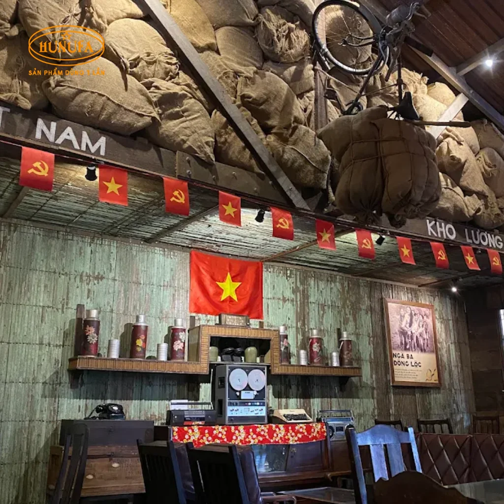 Quán cafe check-in trang trí đẹp dịp lễ Quốc Khánh 2/9