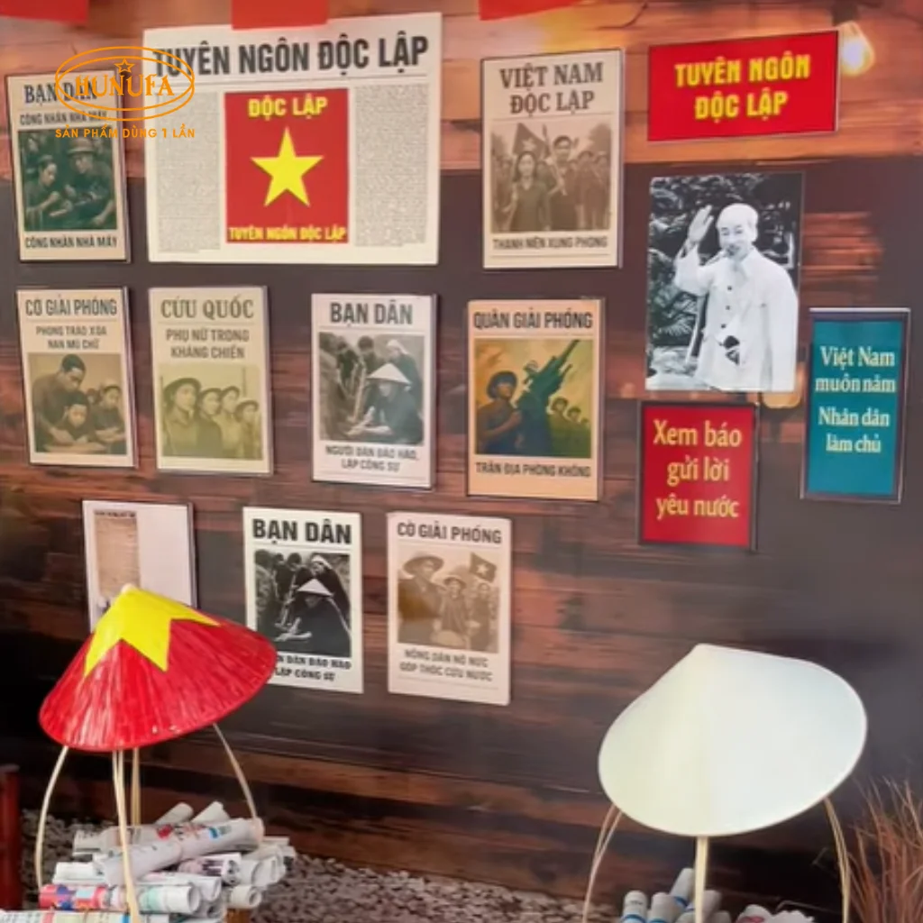 Quán cafe check-in trang trí đẹp dịp lễ Quốc Khánh 2/9