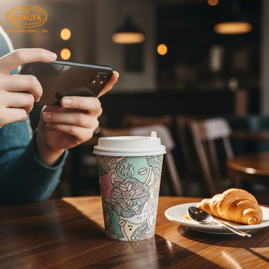 90+ mẫu thiết kế ly giấy đẹp, nâng tầm thương hiệu quán