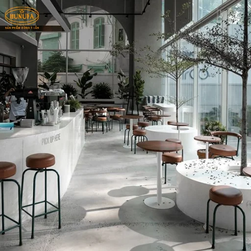 thiết kế quán trà sữa