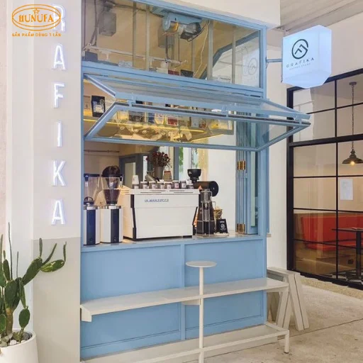 thiết kế quán trà sữa