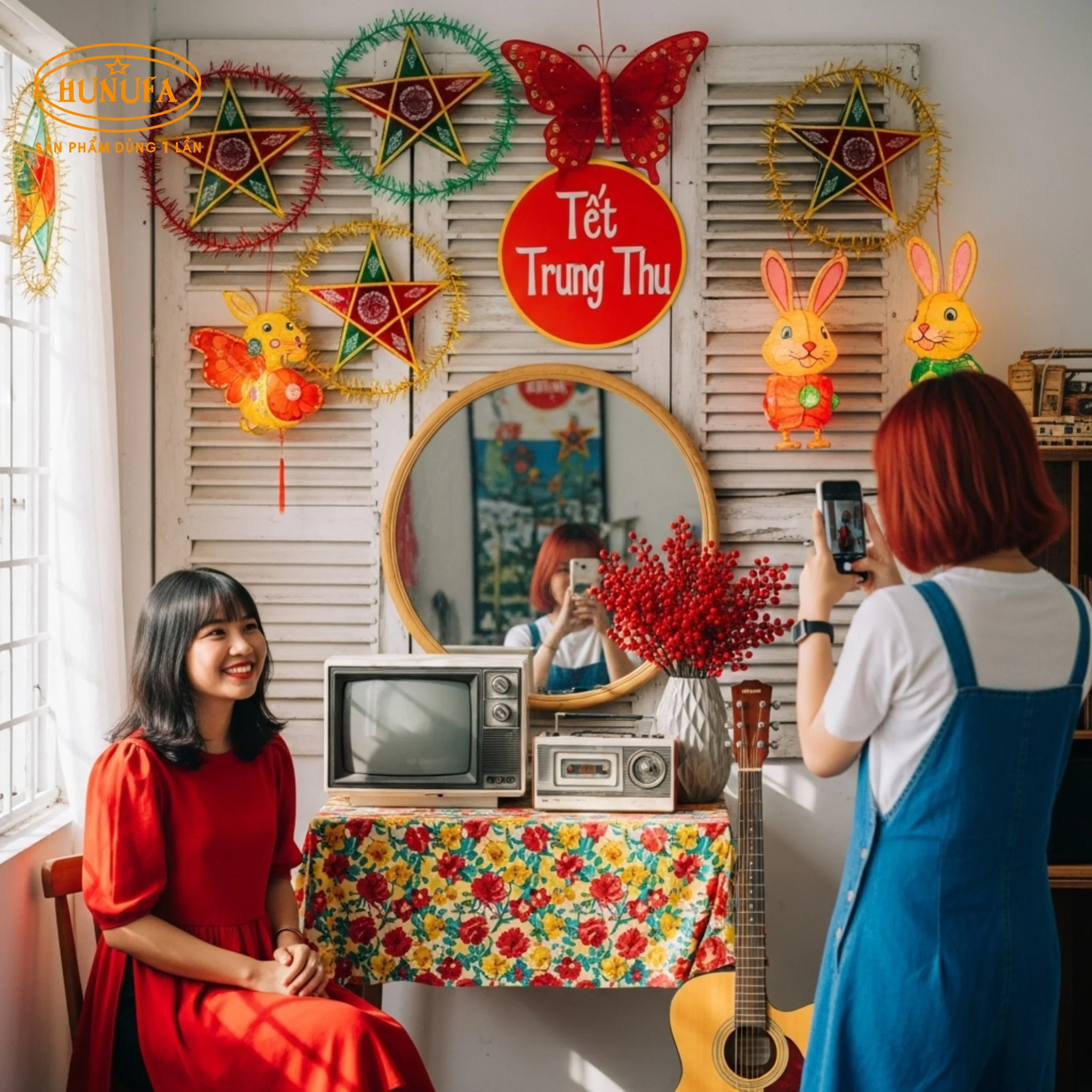 99+ Ý tưởng trang trí góc check in trung thu đẹp cho quán cafe