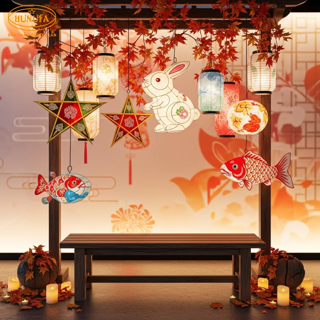 Gợi ý các cách trang trí góc check in Trung Thu đẹp mắt, hút mắt cho các quán cafe