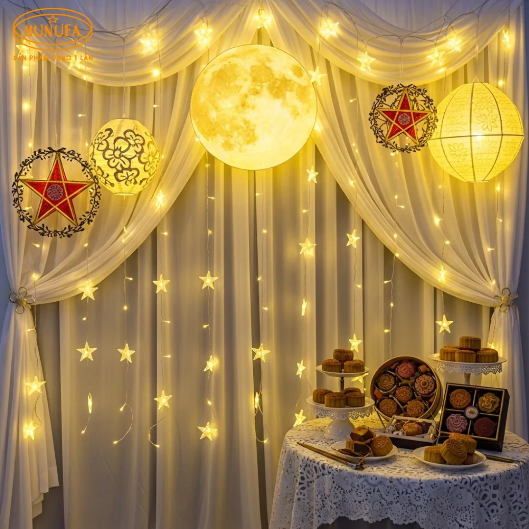 Gợi ý các cách trang trí góc check in Trung Thu đẹp mắt, hút mắt cho các quán cafe