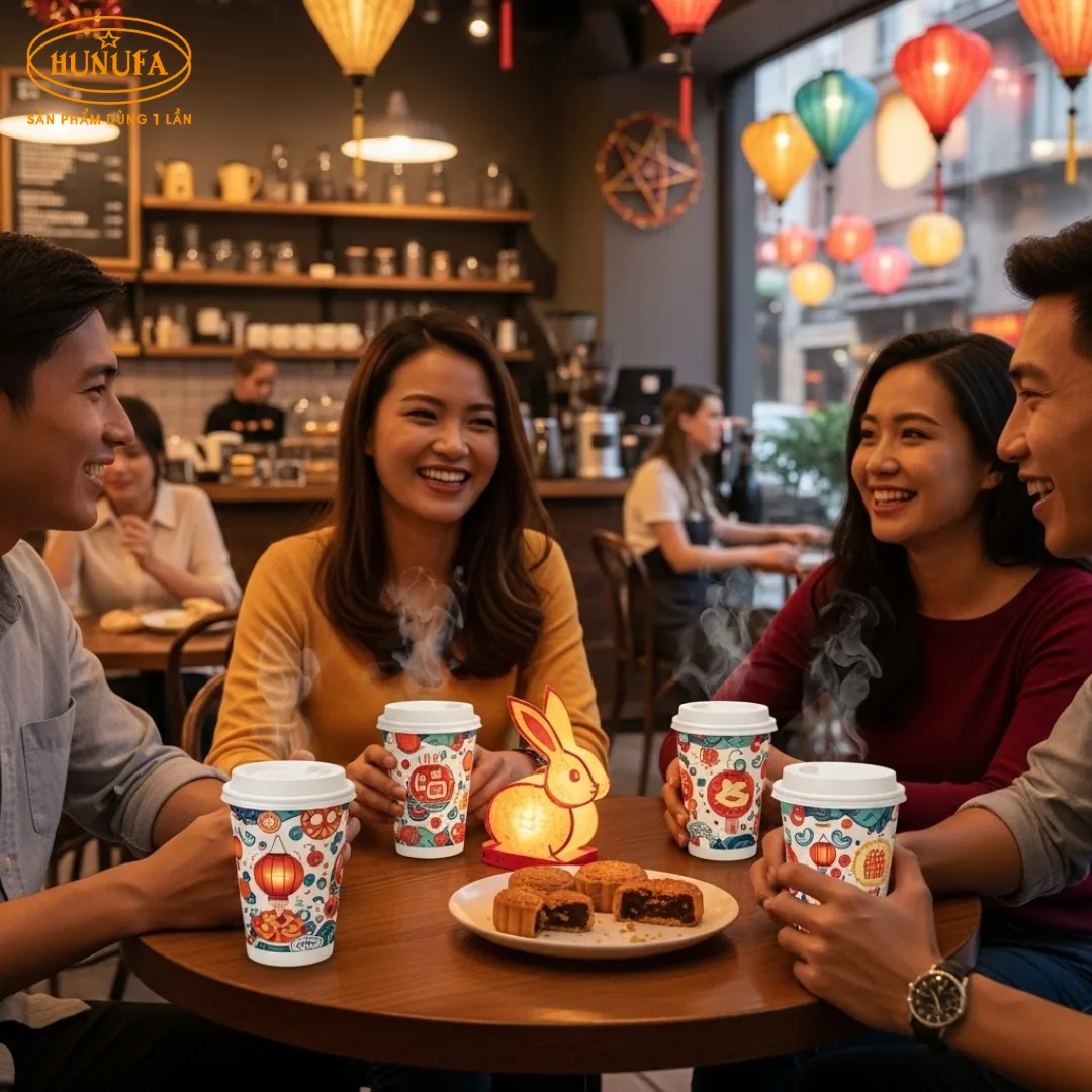 Gợi ý các cách trang trí góc check in Trung Thu đẹp mắt, hút mắt cho các quán cafe