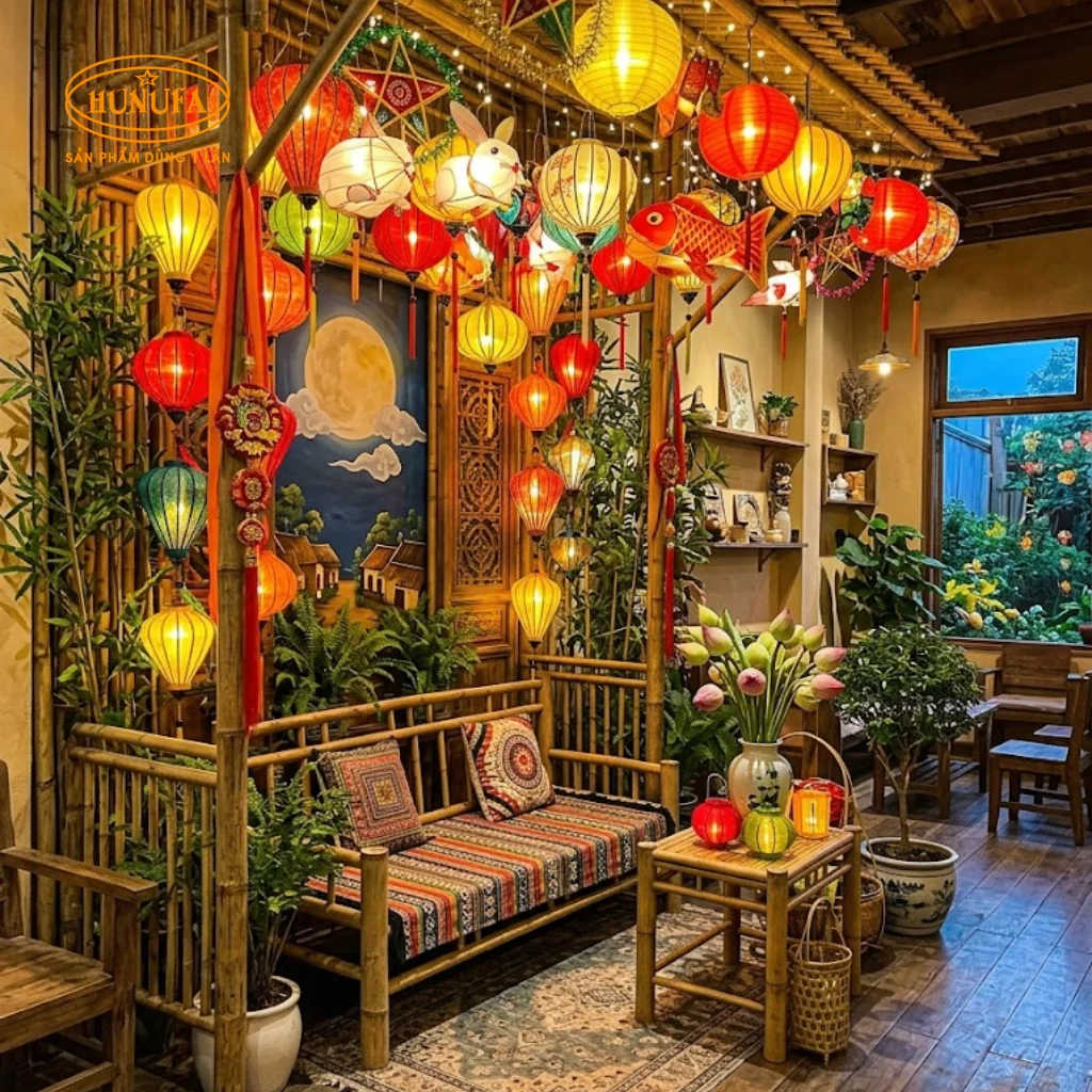 10+ Ý tưởng trang trí góc check in trung thu đẹp cho quán cafe
