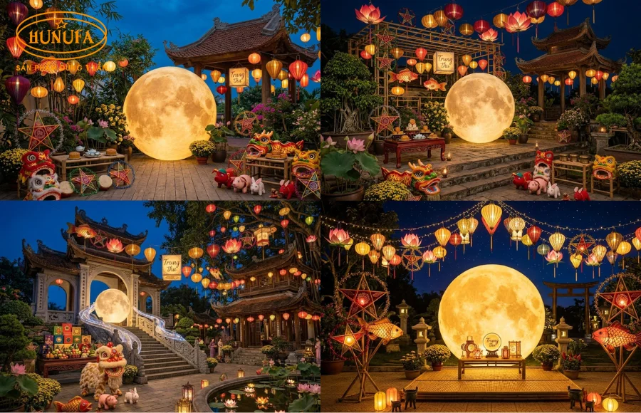 99+ Ý tưởng trang trí góc check in trung thu đẹp cho quán cafe
