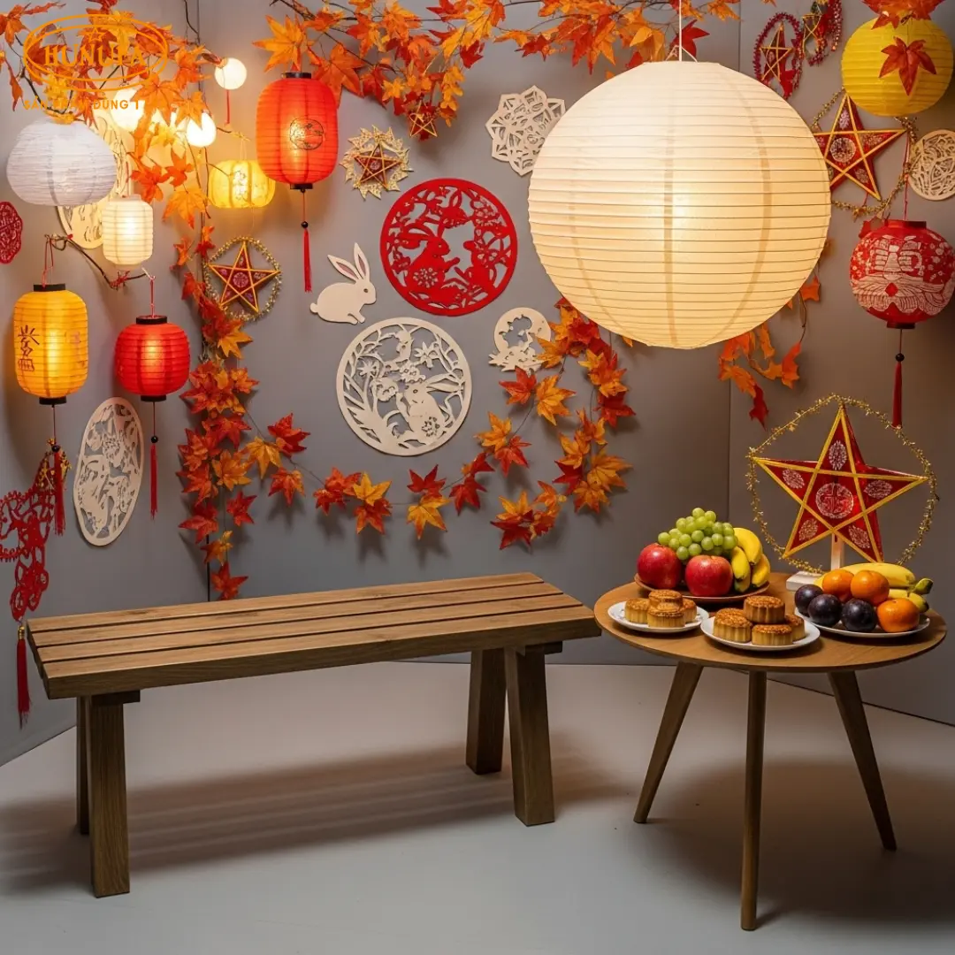 Gợi ý các cách trang trí góc check in Trung Thu đẹp mắt, hút mắt cho các quán cafe
