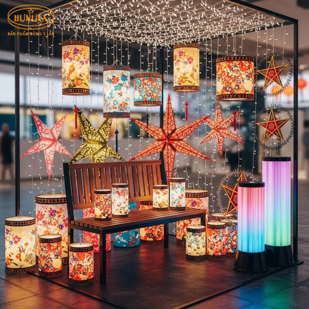 Gợi ý các cách trang trí góc check in Trung Thu đẹp mắt, hút mắt cho các quán cafe