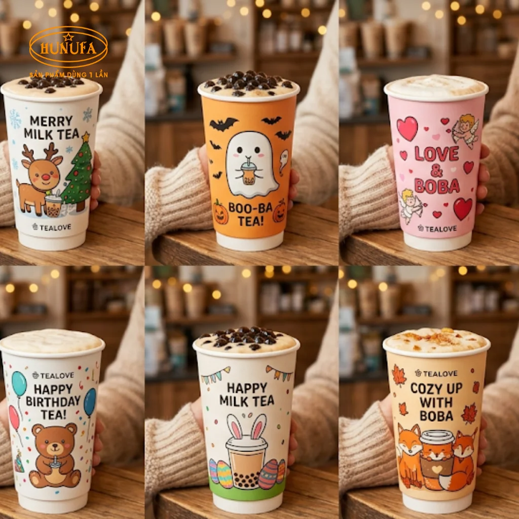 Cách decor trang trí quán trà sữa diện tích nhỏ, đơn giản, tối ưu không gian