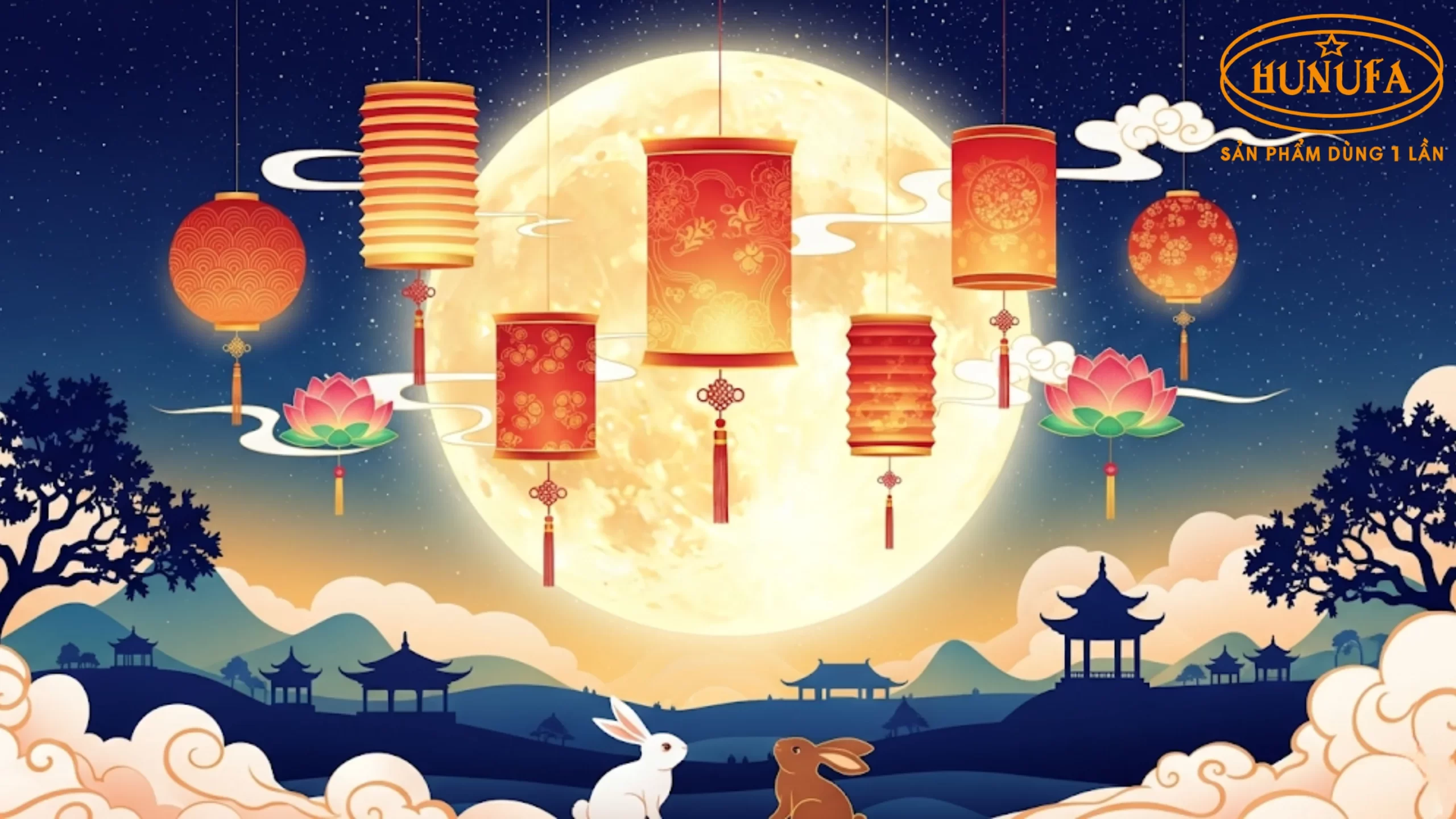 Cách trang trí background Trung Thu đẹp