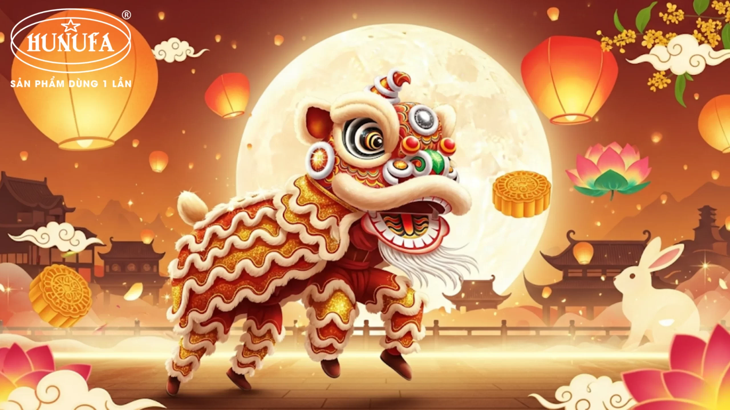 Cách trang trí background Trung Thu đẹp