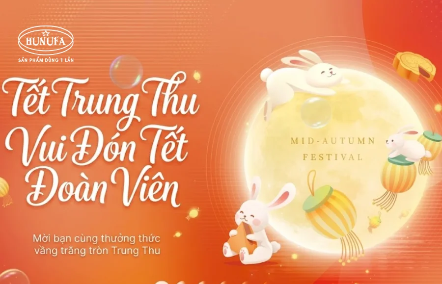 Mẫu trang trí background Trung Thu đẹp