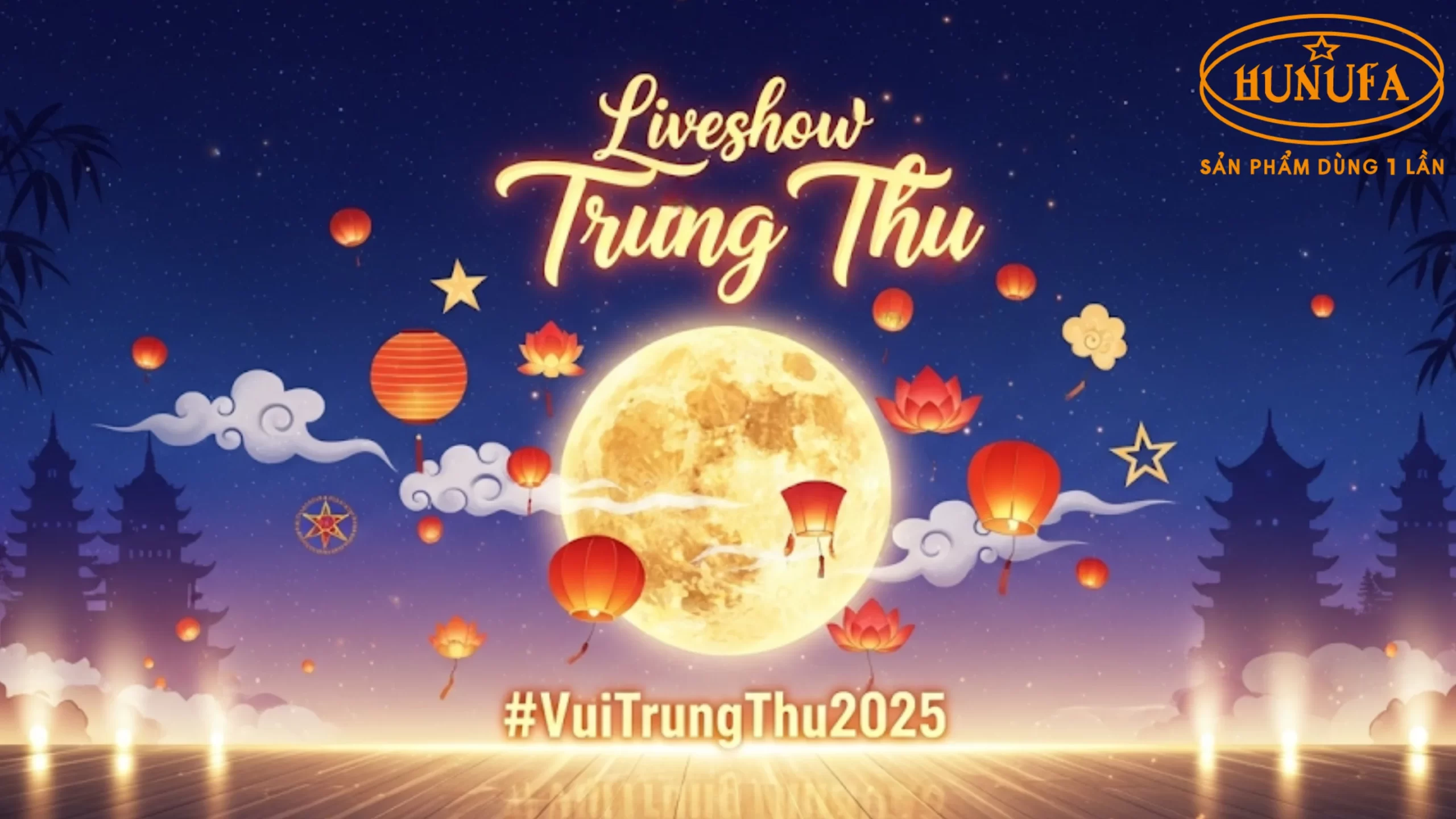 Cách trang trí background Trung Thu đẹp