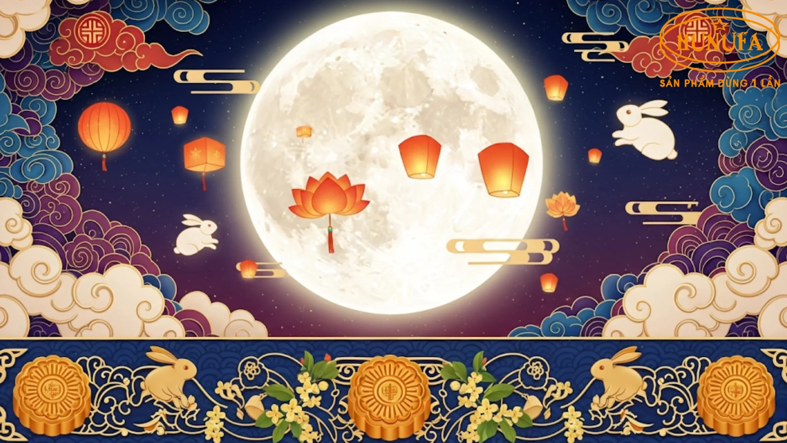 Cách trang trí background Trung Thu đẹp